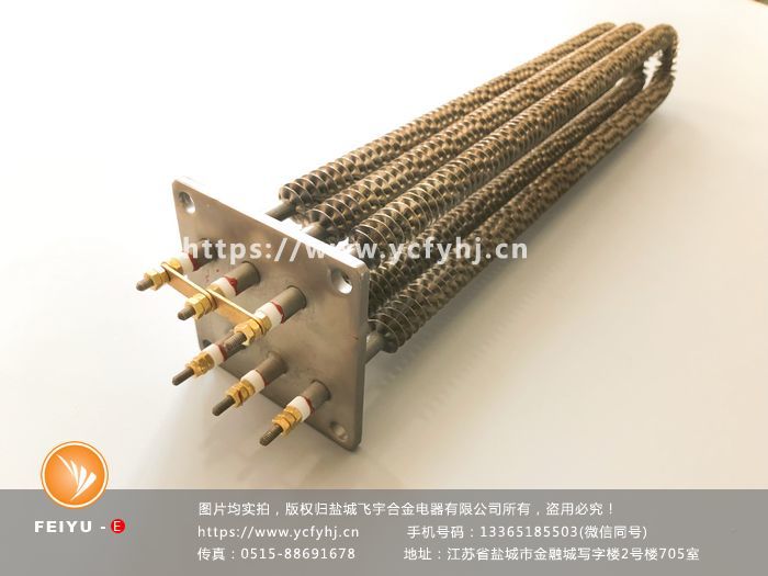 方形法蘭翅片加熱管實(shí)拍照片，盜用必究